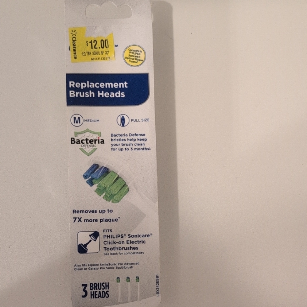 Replacement Brush Heads - Blue and Green